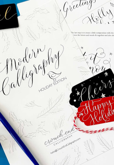 Festive Holiday Calligraphy Workshop for Beginners