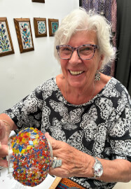 Festive Mosaic Candle Holder Workshop