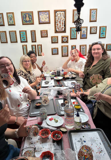 Festive Mosaic Candle Holder Workshop