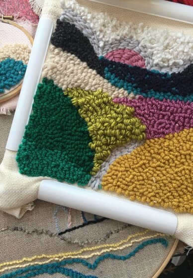 Festive Punch Needle Workshop at Kirkstall Forge