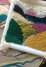 Festive Punch Needle Workshop at Kirkstall Forge