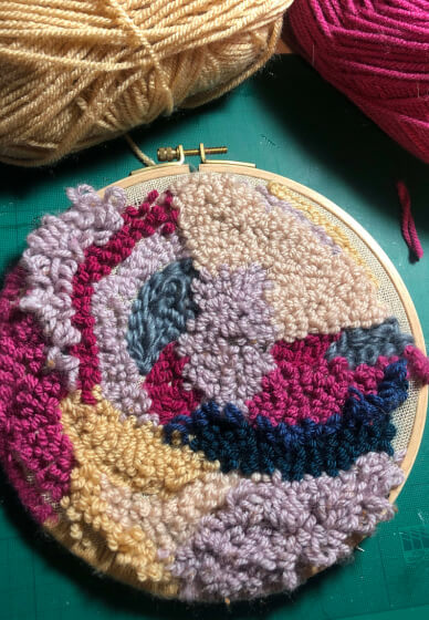 Festive Punch Needle Workshop at Kirkstall Forge