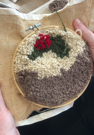 Festive Punch Needle Workshop at Kirkstall Forge