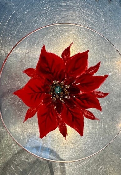 Festive Wine Glass Painting Class