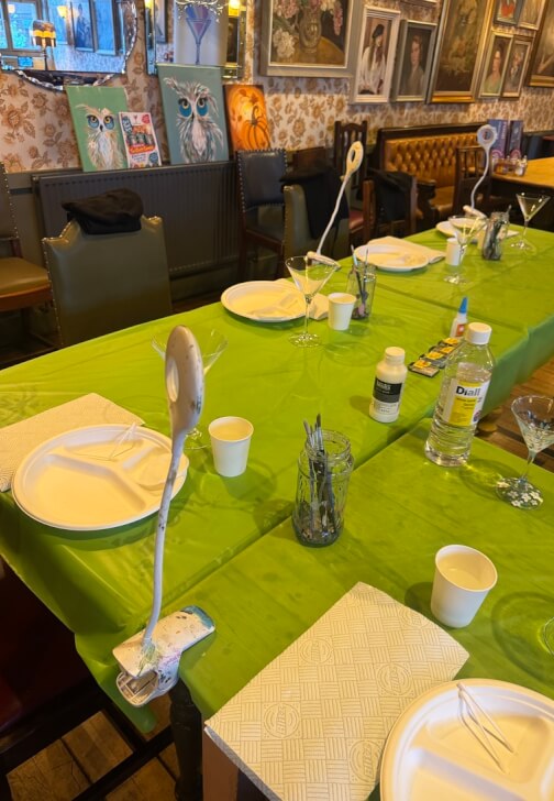 Photo from a painting class in Alderley Edge