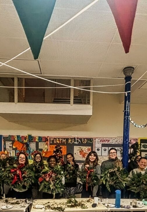 Festive Wreath Making Workshop in Covent Garden
