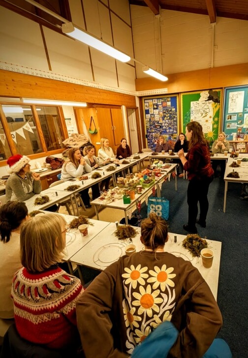Floristry class in Covent Garden