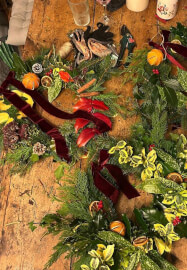 Festive Wreath Making Workshop in Covent Garden