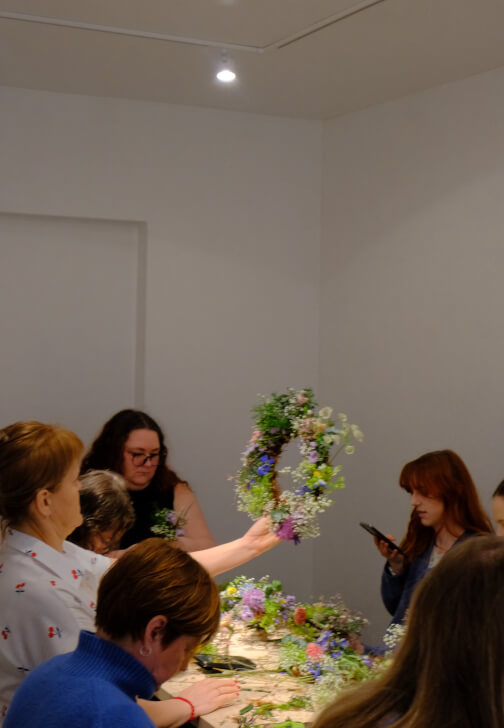 Photo from a floristry class in Manchester
