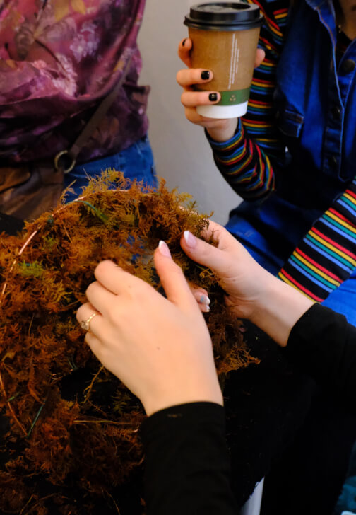 Floristry class in Manchester with Natasha Lynch