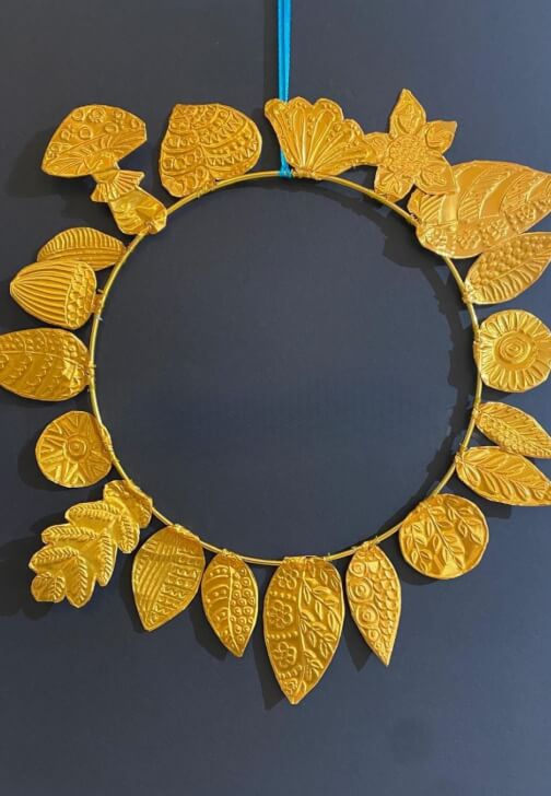 Foil Embossed Christmas Wreath or Decorations Workshop