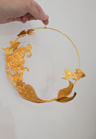Foil Embossed Christmas Wreath or Decorations Workshop