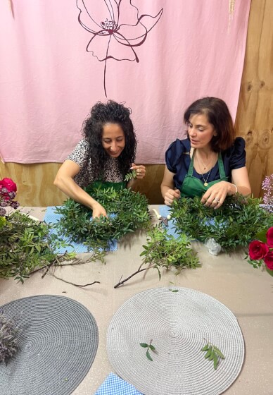 Fresh Flower Wreath Workshop