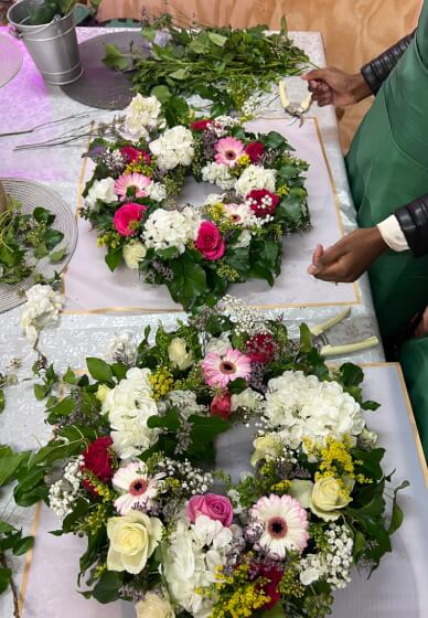Fresh Flower Wreath Workshop