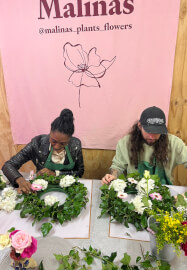 Fresh Flower Wreath Workshop