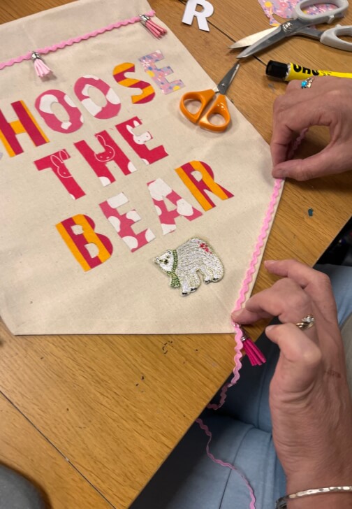 Full Fat Social Feminist Banner Workshop and Wine