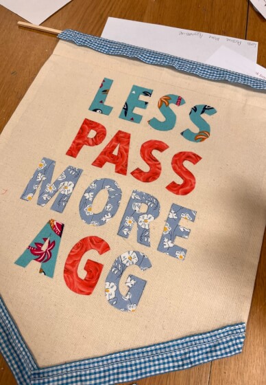 Full Fat Social Feminist Banner Workshop and Wine