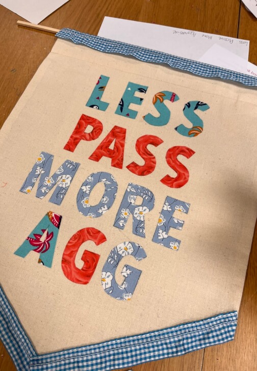 Full Fat Social Feminist Banner Workshop and Wine