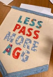 Full Fat Social Feminist Banner Workshop and Wine