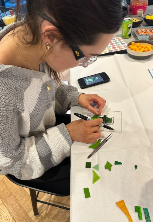 Glass and Mosaic class in Falkirk, Scotland