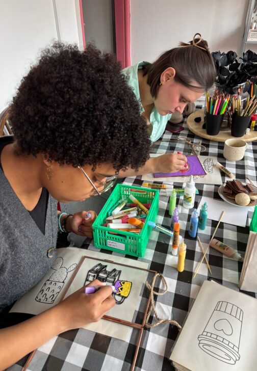 Glass and Mosaic class in Clapham, London