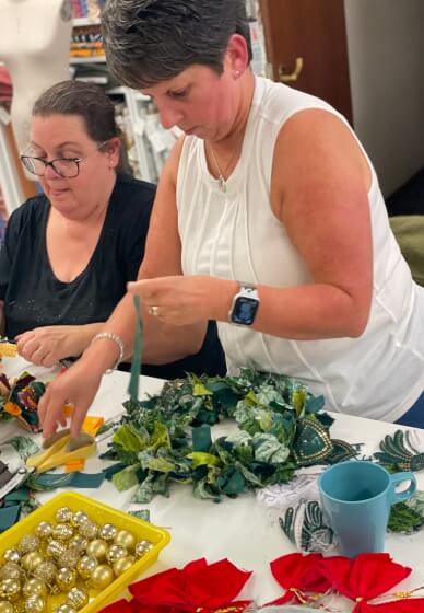 Good Wreath | Fabric Wreath Making