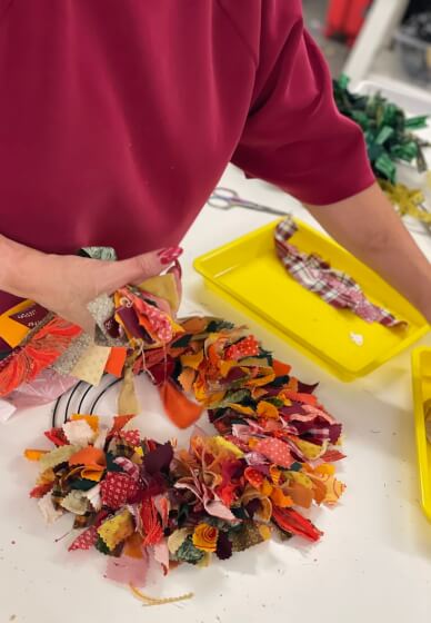 Good Wreath | Fabric Wreath Making
