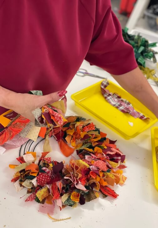Good Wreath | Fabric Wreath Making