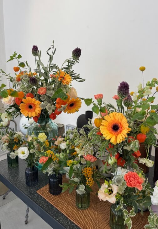 Floristry class in Islington with The Flower Factory LDN