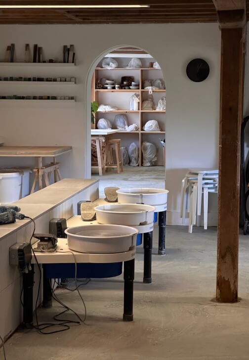 Pottery class in Boughton-under-Blean with Ceramics at Brenley