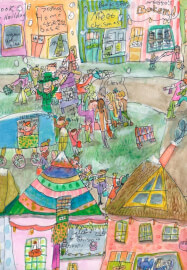 Notting Hill Colourful Houses: Half-Term Sketching Workshop