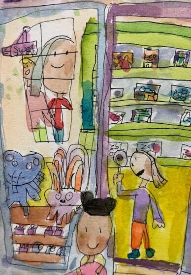 Notting Hill Colourful Houses: Half-Term Sketching Workshop