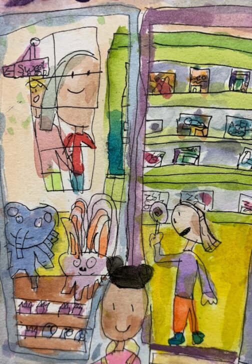 Notting Hill Colourful Houses: Half-Term Sketching Workshop