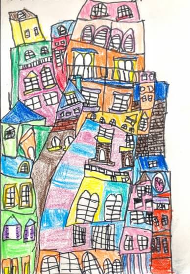 Notting Hill Colourful Houses: Half-Term Sketching Workshop