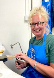 Hammered Silver Bangle Making Workshop