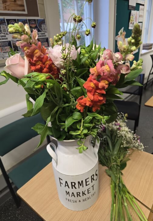 Floristry class in Stafford