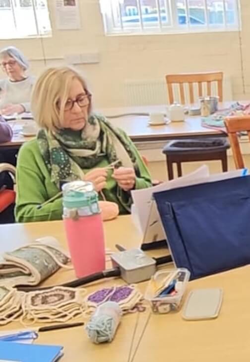Textiles class in Oakley, East Midlands