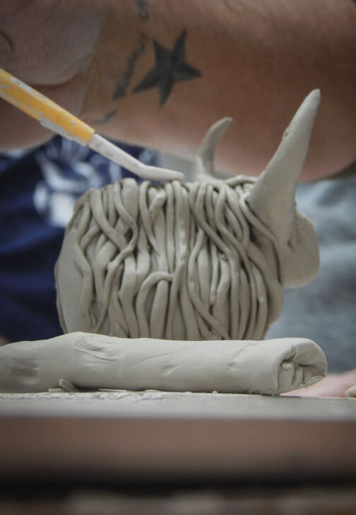Pottery class in Bedford with Fire Nest