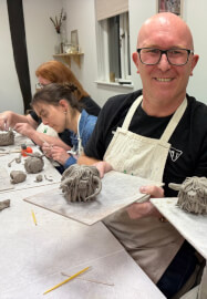 Highland Cow Pottery and Paint Workshop