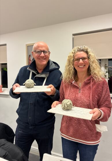 Highland Cow Pottery and Paint Workshop