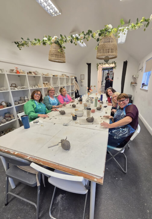 Highland Cow Pottery and Paint Workshop