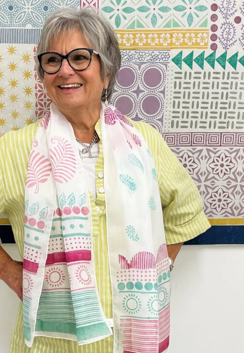 Photo from a textiles class in Middle Aston