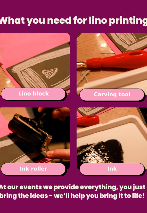 Print Making class in High Holborn