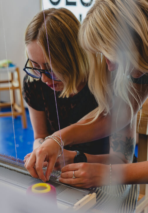Textiles class in Northern Quarter with Coyle Studio
