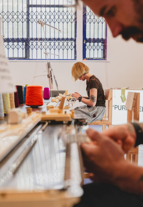 Textiles class in Northern Quarter