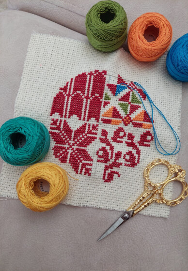 Intro to Palestinian Tatreez Embroidery Workshop