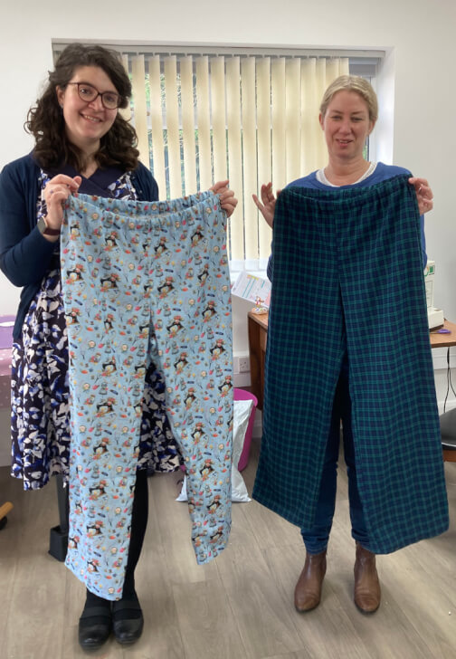 Textiles class in Brackley