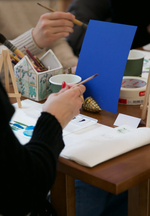 Painting class in Surrey Quays