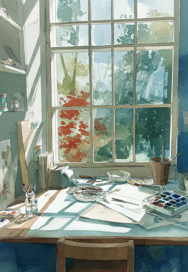 Japanese Maple Leaf Watercolour Workshop