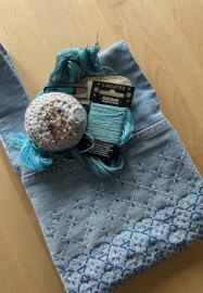 Japanese Sashiko Embroidery Knot Bag Workshop